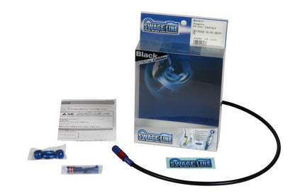 YZF750 Mesh Clutch Hose Red & Blue/Black Hose SACB261