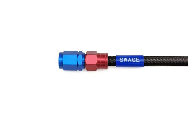 CBR400RR Mesh Brake Hose Rear Red&Blue/Black Hose SARB007