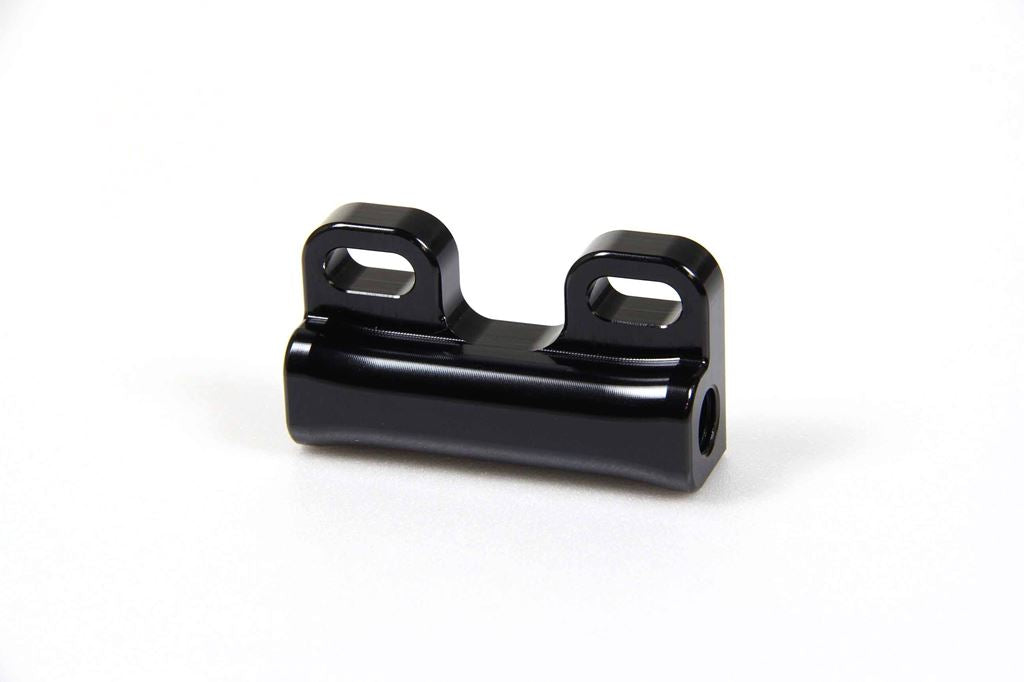SLP401B 2-Way Separator with Mounting Tabs (M6), Black, 60mm Width, M10 x P1.25, 1 pc.