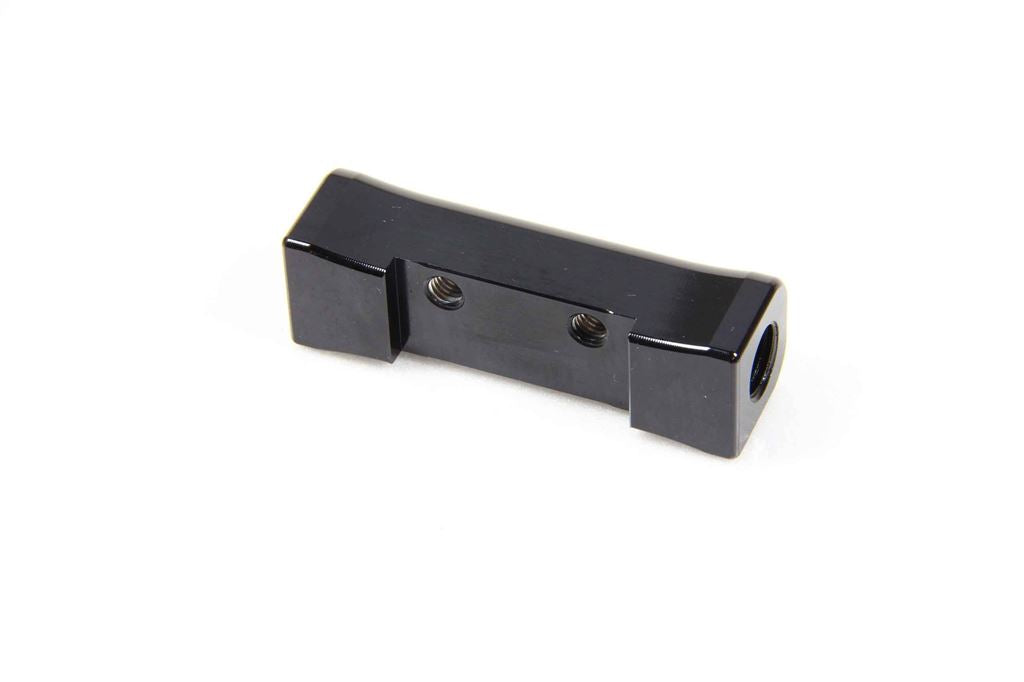 SLP402B 2WAYセパレーター 取付穴(M5)付 ブラック 幅60mm M10×P1.25 1個