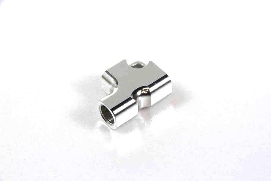 SLP405 3WAYセパレーター ナローナット専用 T字型/左側取付タブ(M6)付 シルバー 幅35×高さ25mm 1個