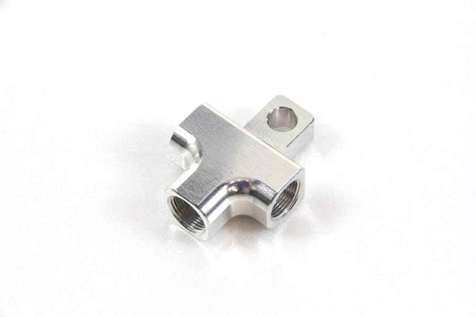 SLP406 3WAYセパレーター ナローナット専用 T字型/上側取付タブ(M6)付 シルバー 幅30×高さ25mm 1個