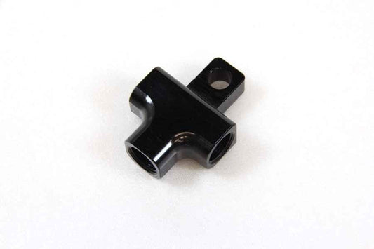 SLP406B 3WAYセパレーター ナローナット専用 T字型/上側取付タブ(M6)付 ブラック 幅30×高さ25mm 1個