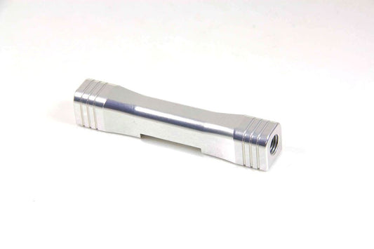 SLP409 2WAYセパレーターロング 取付穴(M5)付 シルバー 幅100mm M10×P1.25 1個