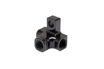 SLP411B スイッチマウントアダプター ナローナット用 垂直取付タブ(M6)付 ブラック 1個