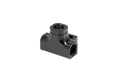SLP411B スイッチマウントアダプター ナローナット用 垂直取付タブ(M6)付 ブラック 1個