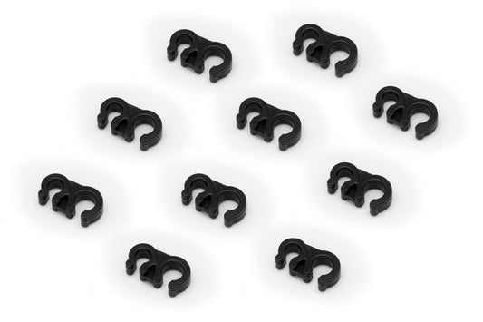 SLP492-10 ホース\U0026ハーネスクリップ コーティング有 内径φ6.3+内径φ4.3～4.8 10個