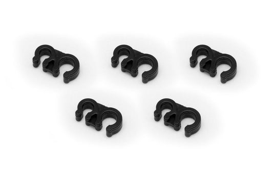 SLP492-5 ホース\U0026ハーネスクリップ コーティング有 内径φ6.3+内径φ4.3～4.8 5個