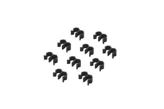 SLP494-10 ホースツインクリップ コーティング有 内径φ6.3mm×2 10個