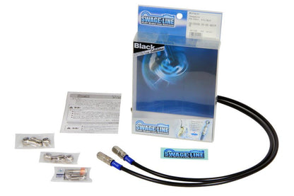 CBR400R メッシュ ブレーキホース フロント ステンレス/ブラックホース STFB005