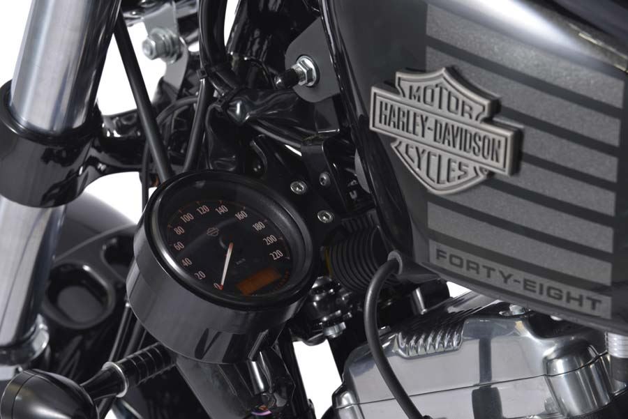 Meter Relocation Kit Black Sportster XL1200X XL1200XS