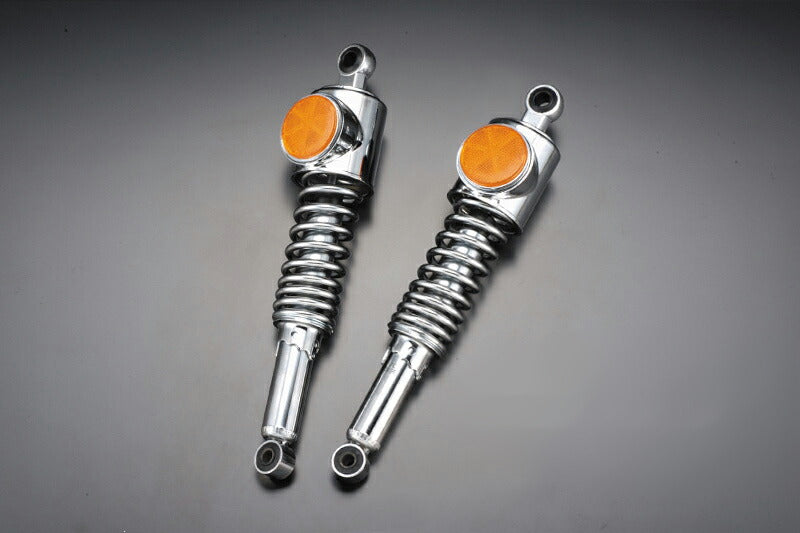 STD Type Rear Shock, Chrome Rim, Reinforced, Orange - Z1/Z2