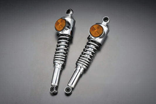 STD Type Rear Shocks, Black Rim, OEM Style, Orange, Z1/Z2