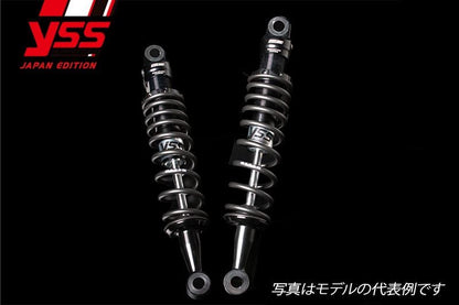 Rear Shocks for SR400/500, Black Body, Black x Black, Set of 2
