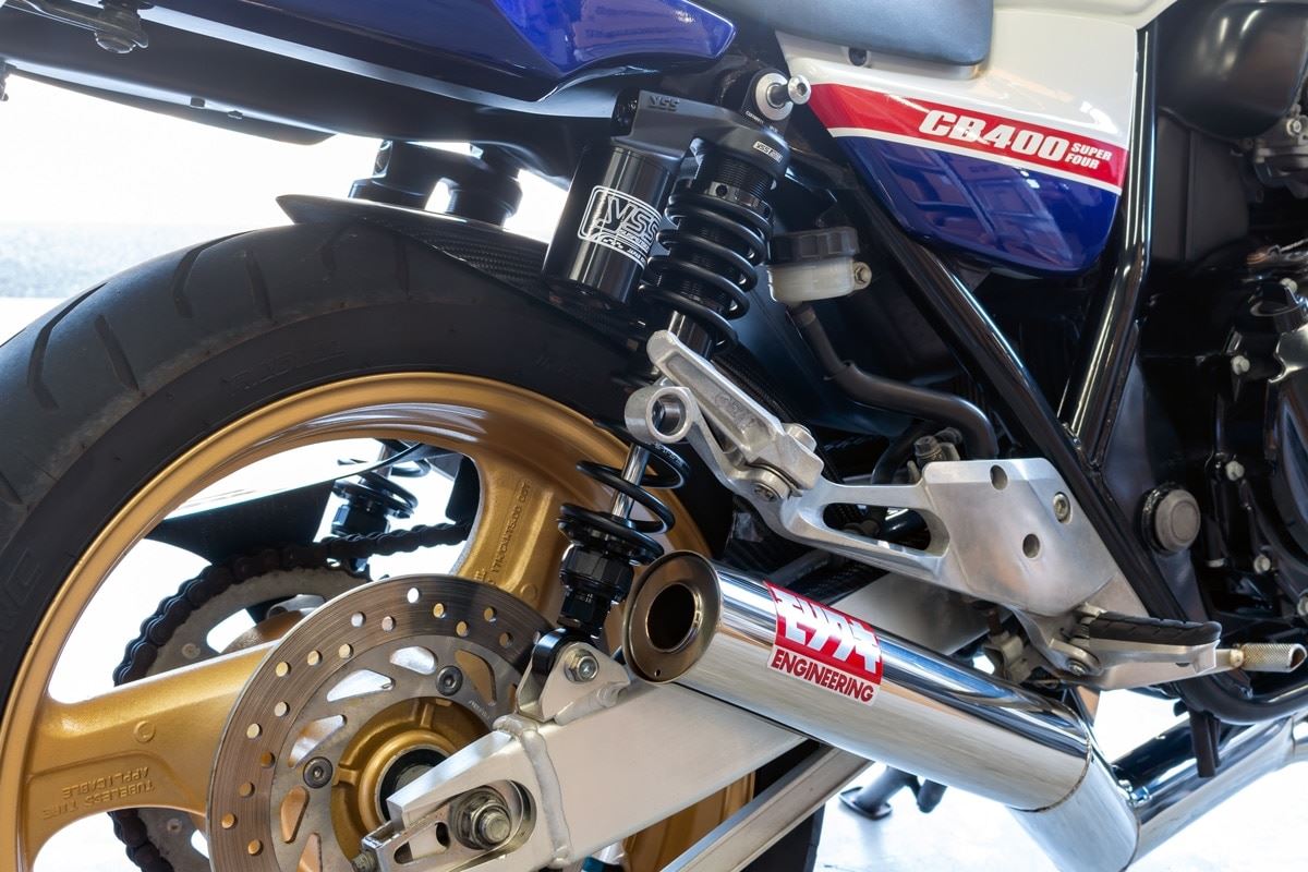 PMC 119-9013610 リアサスペンション CB400SF/SB RG362 ブラックボディ ブラック×ブラック 2本セット バイクパーツ 足回り サスペンション