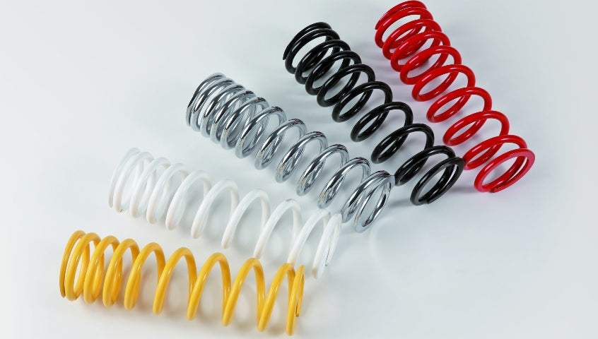 Twin Shock Springs ID46 20-30N/mm Yellow Total Length 200mm 2 pcs