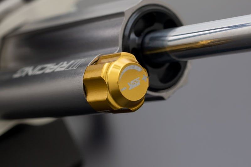 STEERING DAMER A-CLAMP 75mm EG188-R/プラチナム 全長75mm 1式