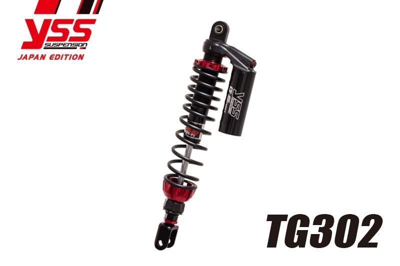 Rear shock: Total length 395 (395-405) mm, Piston outer diameter φ30, Shaft outer diameter φ12, FORZA250/300