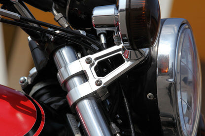 BILLET ライトステ－ TYPE-1 Φ41 シルバー