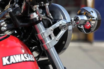 BILLET ライトステ－ TYPE-1 Φ41 シルバー