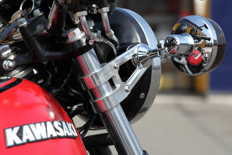 BILLET ライトステ－ TYPE-1 Φ43 シルバー