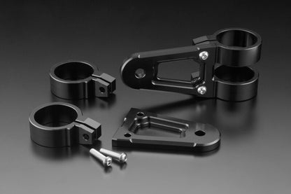 BILLET ライトステ－ TYPE-1 Φ43 ブラック