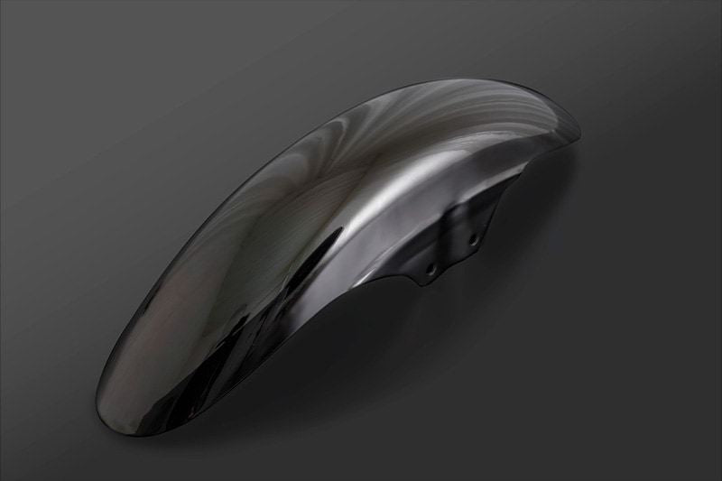 Z/KZフロントナローフェンダー 漆黒メッキ 1点