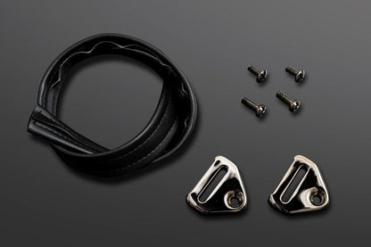 Seatbelt, Universal Type (NO-ASSY), Jet Black Plating, 500mm, 1 Set