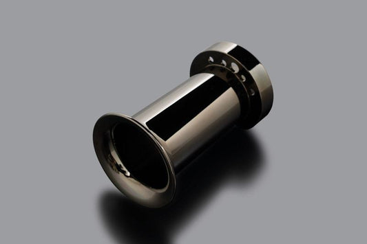 Billet Air Funnel for CR Carburetors (Aluminum, Super Long/90mm) Jet Black Plating, 1 piece
