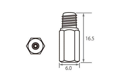 FCR, CR, PWK, PJ Main Jet #100 (1 pc.)