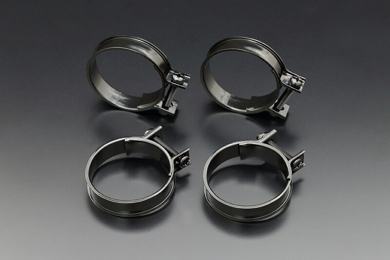 インシュレーター＆エアクリーナーバンドセット エアクリーナーBOX側 46-50φ 4個入 900Super4 Z1000 750RS Z750FOUR Z750FOUR