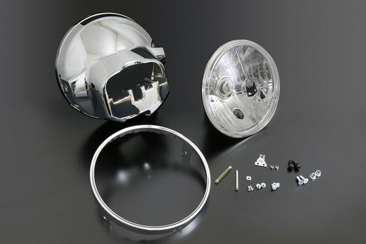 Marshal 722/702 Headlight Clear/Chrome Cover CB750/900F/CB1100R