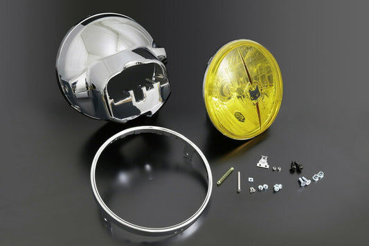 Marshall 722/702 Headlight Yellow/Plated Cover CB750/900F/CB1100R