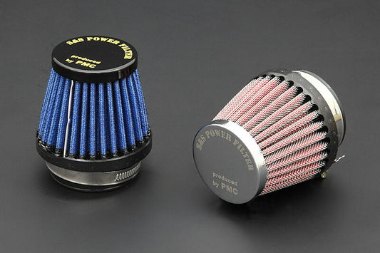 S&S Filter Round 50 Chrome/Yellow 1 pc.