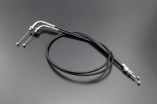Stainless Steel Throttle Cable - Standard Handlebar Spec. - 100cm Cable Length - Z1/Z2 Z750-1000 Z750FX1/Z1000MK2 Z1R-1