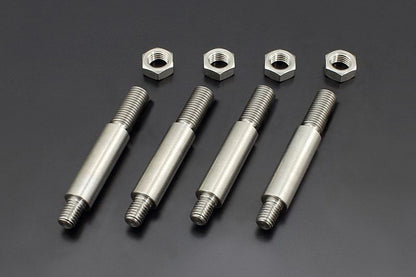 Front Step Stud Bolt Set, Stainless, 4 pcs/set