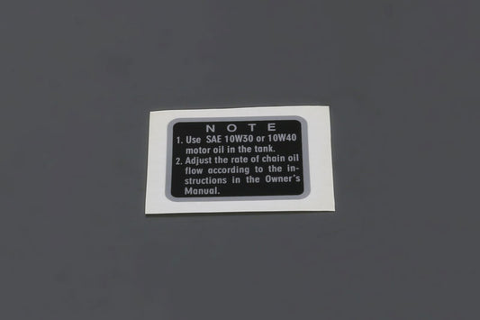チェーンオイルタンク ステッカー Z1/Z2