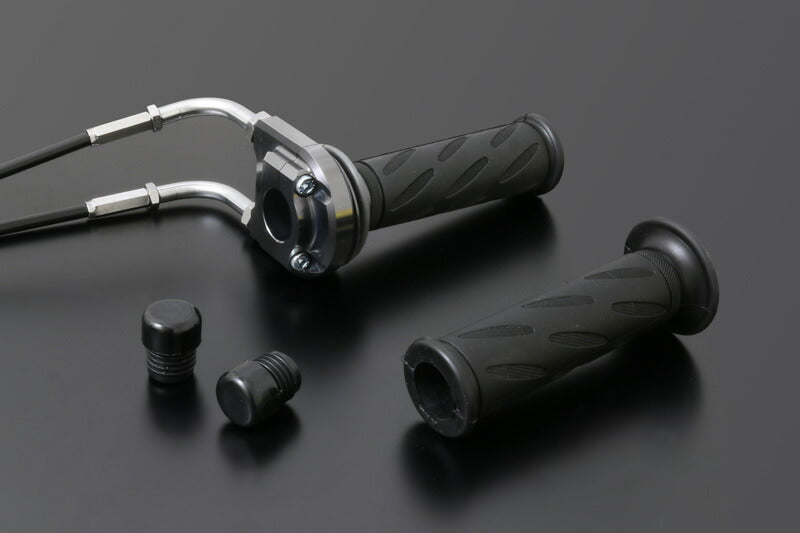 ハイスロットルキット Φ36 STDワイヤー付き ブラック TYPE-2 90cm ハンドル