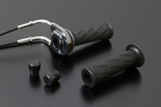 ハイスロットルキット Φ40 STDワイヤー付き ブラック TYPE-2 110cm ハンドル