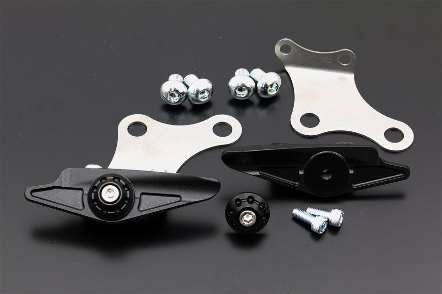 BILLET グラブバー オフプレート ブラック ZRX1200 ダエグ