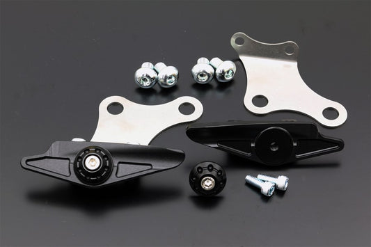 BILLET グラブバー オフプレート ブラック ZRX1200 ダエグ