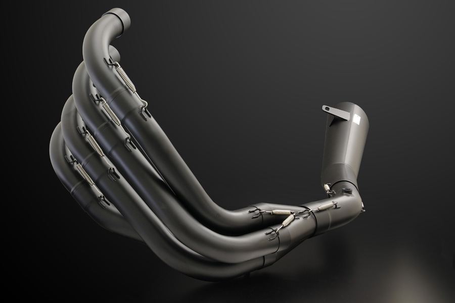 LOUDEX ▲Circuit-use only: not for public roads (catalyst-free straight structure/black, included baffle: silent) 1 piece