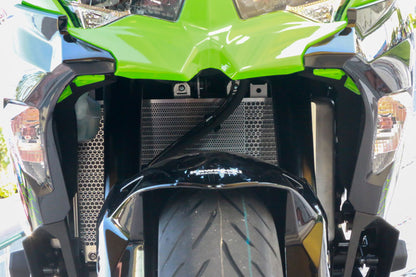 ヘックスコアプロテクター ブラック ZX-25R ラジエターカバー コアガード