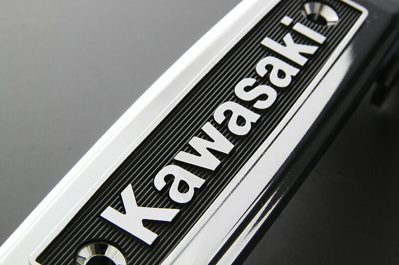 Stem Emblem & Mounting Stay Set KAWASAKI Chrome Z900RS