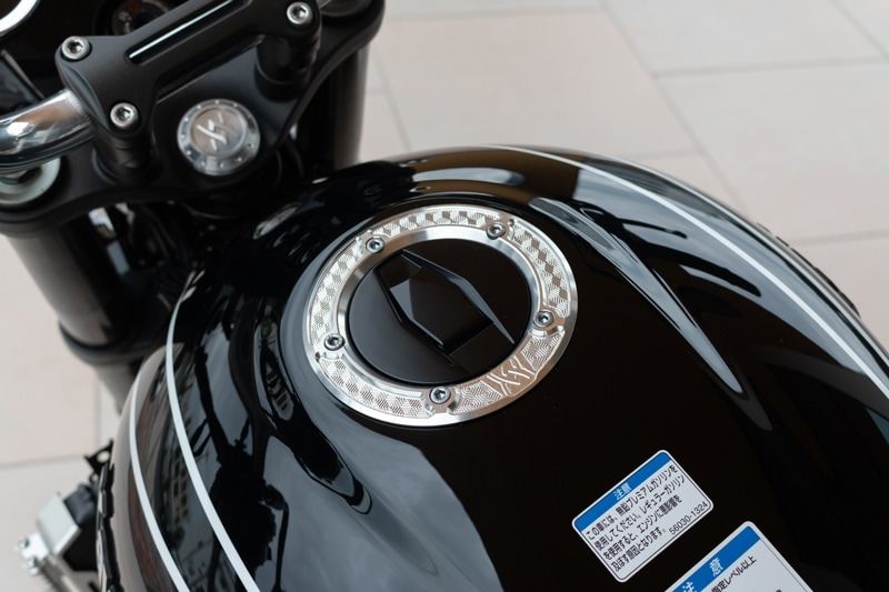 Billet Honeycomb Tank Cap Ring Shining Silver Z900RS/CAFE 1 pc.
