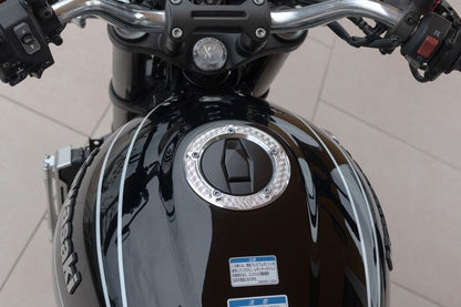 Billet Honeycomb Tank Cap Ring Matte Coke Black Z900RS/CAFE 1 pc.