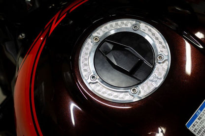 Billet Honeycomb Tank Cap Ring Shining Silver Z900RS/CAFE 1 pc.