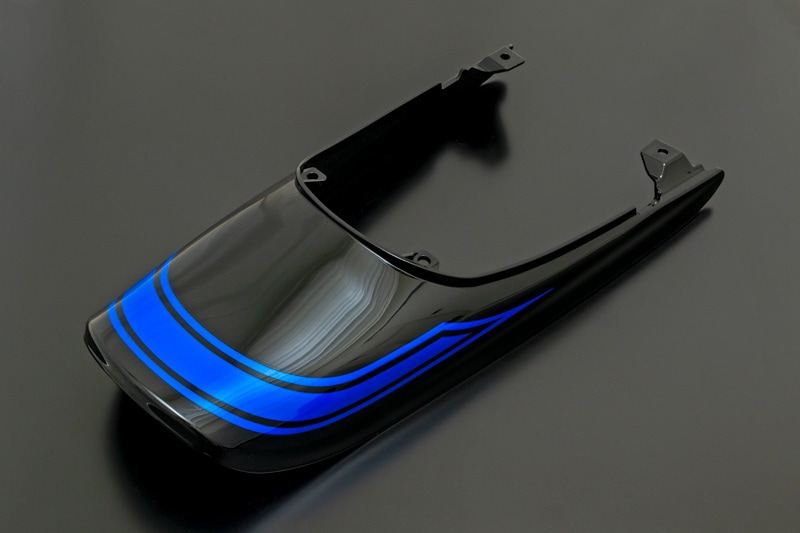 Stormcloud Blue Long Tail Cowl for 2019 Z911RS CAFE 1 pc.