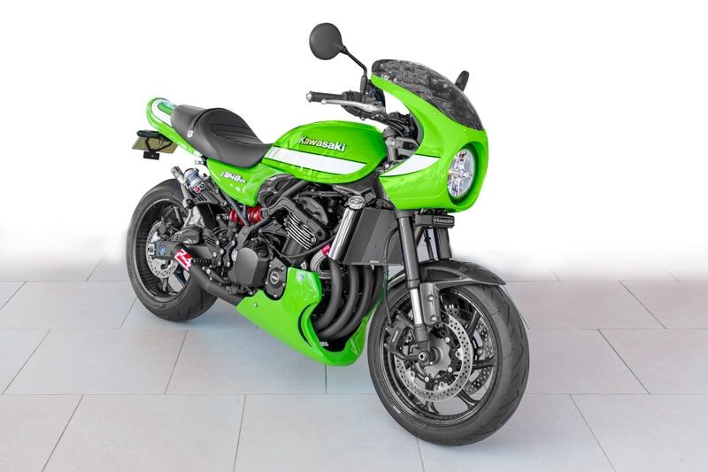 ライムグリーン ダブル・バブル・インテーク（D.B.I）Z900RS/CAFE 1セット