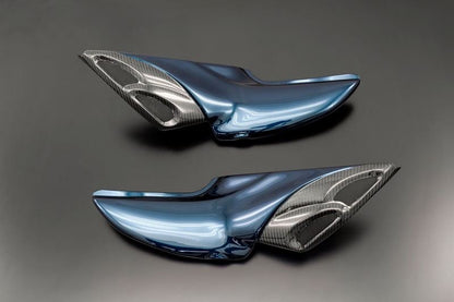Candy Tone Blue Double Bubble Intake (D.B.I.) for Z900RS/CAFE 1 set